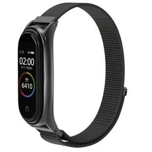 TECH-PROTECT Pasek Nylon do Xiaomi Mi Band 5 Czarny - Akcesoria do smartwatchy - miniaturka - grafika 1
