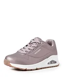 Sneakersy damskie - SKECHERS damskie buty typu sneaker UNO Rose Bold - srebrny - 35 EU - miniaturka - grafika 1