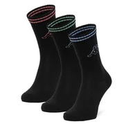 Skarpetki męskie - Skarpety długie Kappa CEO_KR_KAPPA_ 006_W_AW25 Czarny - miniaturka - grafika 1