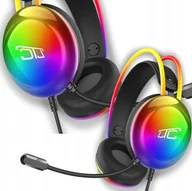 Słuchawki - Słuchawki gamingowe RGB z mikrofonem LTC LXLTC903 - miniaturka - grafika 1