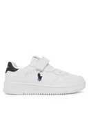 Buty dla dziewczynek - Polo Ralph Lauren Sneakersy Masters Court Ps RL02438102 Biały - miniaturka - grafika 1