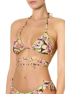Biustonosze - Goldenpoint Bikini Kobiety Kostium Biustonosz Trójkąt Przesuwne Glamping, Multicolor, 75B - miniaturka - grafika 1