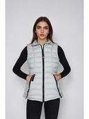 Kamizelki damskie - CANADA weather gear Kamizelka pikowana w kolorze szarym - miniaturka - grafika 1