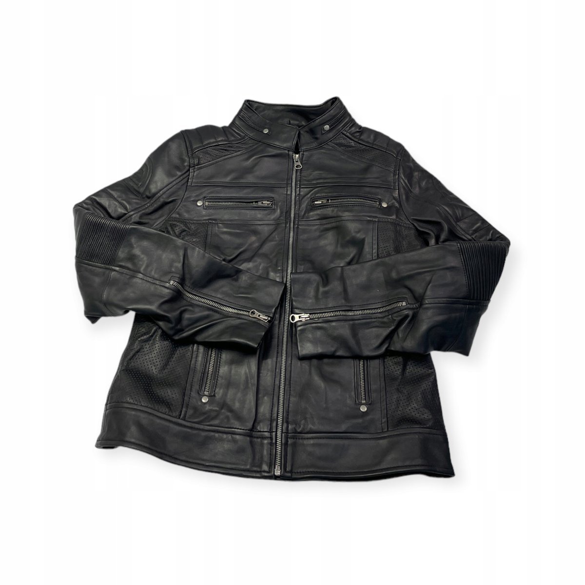 Skórzana kurtka damska ramoneska Real Leather M