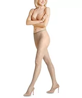 Rajstopy - FALKE Damskie rajstopy Turning Page W Ti, Zielony (Pale Khaki 7110), S - miniaturka - grafika 1