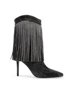 Botki damskie - Steve Madden Kowbojki Delray Bootie SM11002946-04004-024 Czarny - miniaturka - grafika 1
