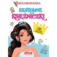 Książki edukacyjne - Martel SZYKOWNE KSIĘŻNICZKI KOLOROWANKA Z NAKLEJKAMI KATARZYNA RATAJSZCZAK - miniaturka - grafika 1