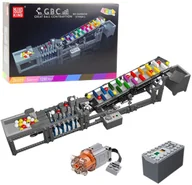 Zabawki konstrukcyjne - Klocki Konstrukcyjne Tor Na Kulki Z Silnikiem Elektrycznym 1281 el. - miniaturka - grafika 1