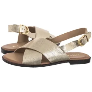Sandały Złote 76071-58 (WO291-a) Wojas - Sandały damskie - miniaturka - grafika 1