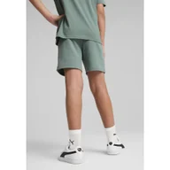 Odzież sportowa dziecięca - Młodzieżowe szorty PUMA Class PUMA Green Moon - miniaturka - grafika 1