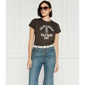 Koszulki i topy damskie - POLO RALPH LAUREN T-shirt | Slim Fit - miniaturka - grafika 1