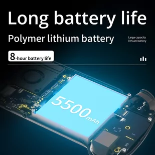 Konsola do gier ANBERNIC RG556, Android 13, 8GB RAM, pamięć dyskowa 128GB, karta TF 256GB, 8714 Gier, streaming Moonlight - Konsole i gry retro - miniaturka - grafika 7