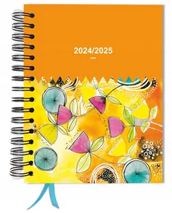 Kalendarz 2024-2025 tygodniowy A5+ terminarz książkowy dowolny miesiąc - Kalendarze - miniaturka - grafika 1