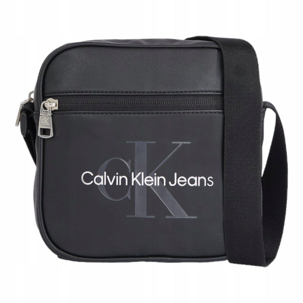 Calvin klein torba listonoszka monogram soft sq camera bag 18 czarna