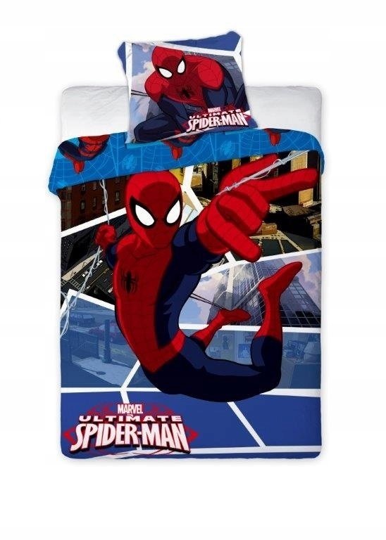 pościel dziecięca Spiderman 160x200 bawełna