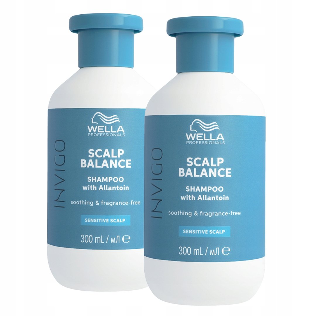 Wella Invigo Balance Szampon do Wrażliwej Skóry Głowy 300ml x 2 Sztuki