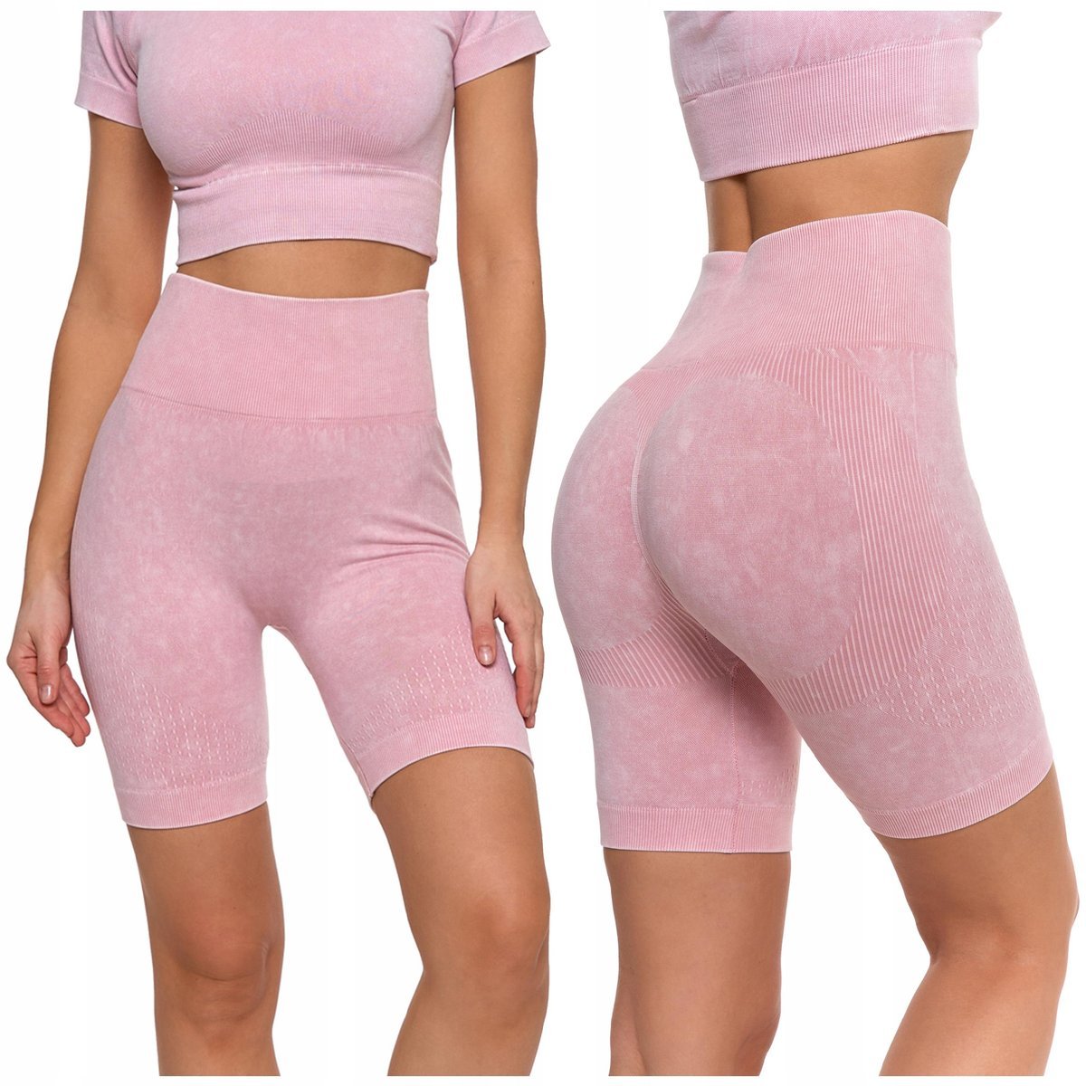 Legginsy KOLARKI Krótkie SPODENKI SZORTY DAMSKIE MORAJ Push-up r. S/M