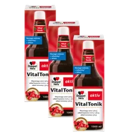 Serce i układ krążenia - 3x Doppelherz® aktiv Vital Tonik, Płyn 3x1000ml ZESTAW - miniaturka - grafika 1