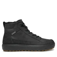 Botki męskie - Trzewiki ECCO Soft 7 Tred M 45044451052 Czarny - miniaturka - grafika 1