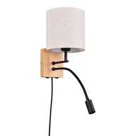 Lampy ścienne - Beżowy/naturalny kinkiet ø 18 cm Nilam – Trio - miniaturka - grafika 1
