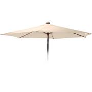 Parasole ogrodowe - Parasol ogrodowy z lampkami solarnymi LED 270 cm beżowy FD1000300 - miniaturka - grafika 1