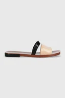 Klapki i japonki damskie - Melissa klapki MELISSA IVY SLIDE II AD damskie kolor brązowy M.33971.AQ325 - miniaturka - grafika 1