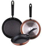 Zestawy garnków i patelni - Zestaw 3 aluminiowych patelni z powłoką nieprzywierającą San Ignacio - miniaturka - grafika 1