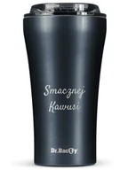 Kubki termiczne - Kubek termiczny na kawę Dr.Bacty Apollo 2.0 - Smacznej kawusi - 360 ml - Gunmetal - miniaturka - grafika 1