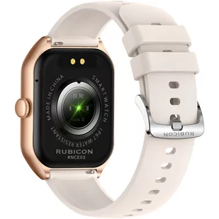 Rubicon RNCF03 Beżowy - Smartwatch - miniaturka - grafika 4