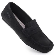 Mokasyny damskie - Buty mokasyny damskie Big Star RR274948 czarne - miniaturka - grafika 1
