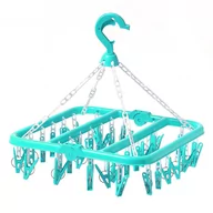 Wieszaki i stojaki - WIESZAK NA SKARPETKI BIELIZNĘ SUSZARKA 32 KLIPSY - miniaturka - grafika 1