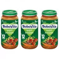 Dania dla dzieci - BoboVita Obiadek Spaghetti po bolońsku po 12 miesiącu Zestaw 3 x 250 g - miniaturka - grafika 1
