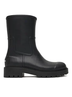 Calvin Klein Jeans Kalosze Mid Rainboot YW0YW02004 Czarny - Kalosze damskie - miniaturka - grafika 1