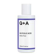 Toniki i hydrolaty do twarzy - Q+A Glycolic Acid Daily Toner złuszczający tonik z kwasem glikolowym 100ml - miniaturka - grafika 1