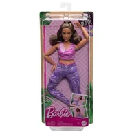 Lalki dla dziewczynek - Barbie. Lalka Made to Move Brązowe włosy - miniaturka - grafika 1