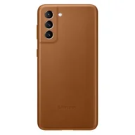 Etui i futerały do telefonów - Samsung Leather Cover do Galaxy S21+ brown EF-VG996LAEGWW - miniaturka - grafika 1