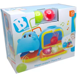 B-Kids Hipo pianinko z piłkami ZBK-04641 - Piłki dla dzieci - miniaturka - grafika 1