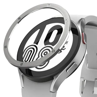 Ringke Ringke Bezel Styling etui ramka koperta pierścień Watch 6 / 5 / 4 (44mm) srebrny (stal nierdzewna) (GW4-44-42) hurtel-76791-0 - Akcesoria do smartwatchy - miniaturka - grafika 1