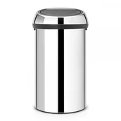 Kosze na śmieci - Brabantia Kosz Touch Bin - 60L Stal polerowana pokrywa stal polerowana 402609 - miniaturka - grafika 1