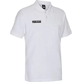 Koszulki męskie - Derbystar Derby Star Ultimo koszulka polo  biały, biały, xl - grafika 1