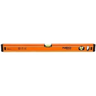 Neo Poziomnica aluminiowa 60 cm, 2 libelle 71-062 - Poziomice, łaty, miary - miniaturka - grafika 1