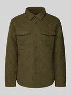 Kurtki męskie - Kurtka koszulowa z mieszanki bawełny model ‘QUILTED WORKSHIRT’ - miniaturka - grafika 1