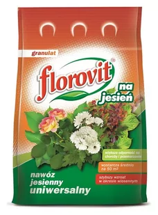 Florovit Nawóz jesienny granulowany uniwersalny worek 1 kg - Nawozy ogrodnicze - miniaturka - grafika 1