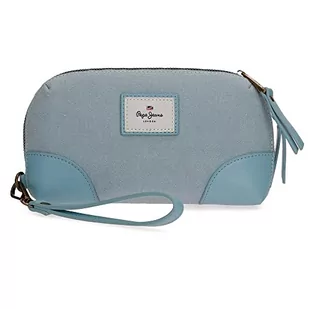 Pepe Jeans Cora Shopper niebieski 35 x 40 x 12 cm bawełna - Torebki damskie - miniaturka - grafika 1