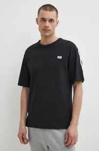 Reebok t-shirt bawełniany Court Sport męski kolor czarny gładki 100202807 - Koszulki męskie - miniaturka - grafika 1