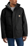 Kurtki męskie - Kurtka Carhartt Super Dux Insulated Coat Black - miniaturka - grafika 1