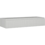 Szafki łazienkowe - Mexen Rivel szafka łazienkowa podumywalkowa 120 cm, 1 szuflada, ryflowana , szara mat - 91A20-12023-1-BF62 - miniaturka - grafika 1