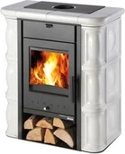 Piece wolnostojące - Haas+Sohn piecyk TREVISO MINI kafle kość słoniowa - miniaturka - grafika 1