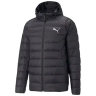 Kurtki męskie - Kurtka męska Puma PackLITE Hooded Down Jacket Rozmiar: M / Kolor: czarny - miniaturka - grafika 1