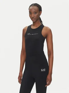 EA7 Emporio Armani Body 7W000338 AF12625 UC001 Czarny Slim Fit - Body - miniaturka - grafika 1